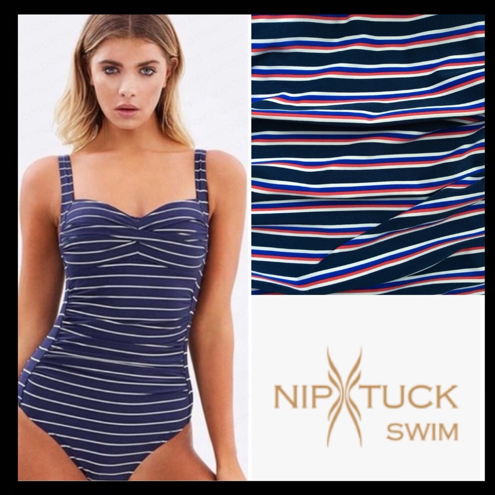 NWOT NipTuck Twist Front Swimsuit
